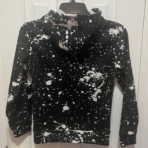 Brooklyn Cloth DRIP Hoodie Black Paint Splatter Streetwear Sweatshirt Small - Picture 9 of 13